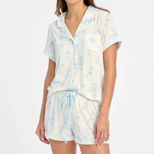 Splendid Sleepwear Soft Floral Shortie Sleep Set